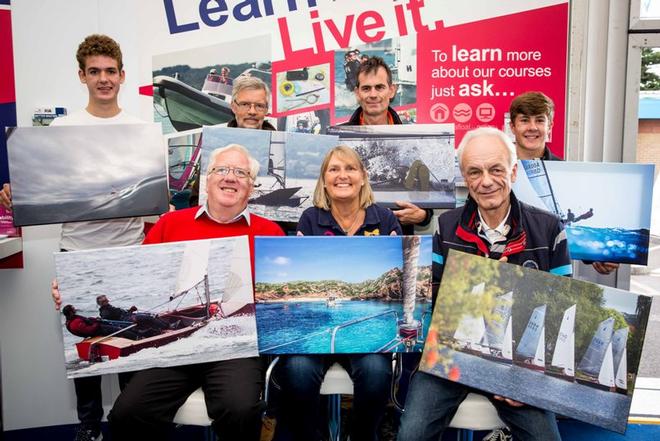 Left to right back row: Charlie Cadin, Steve Cayley, Will Heritage, Nick Wake – Left to right front row: Alan Jenkins, Michelle Howell, Tony Ketley ©  Emily Whiting / RYA